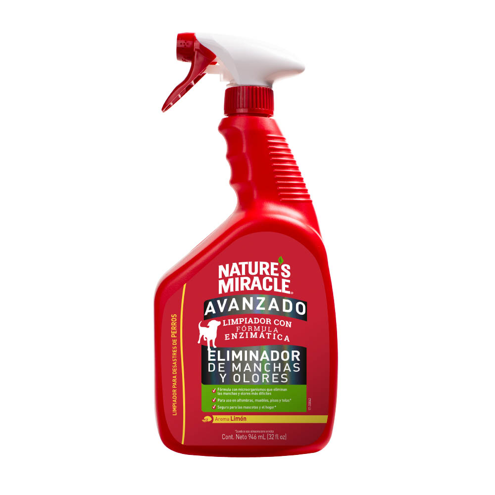 Limpiador Enzimatico Para Perros Natures Miracle Manchas y Olores - Aroma Limón Limpiador Enzimatico Para Perros Natures Miracle Manchas y Olores - Aroma Limón